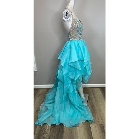 Terani 1811P5782CL Dress SIZE US4 $517 - Picture 8 of 10